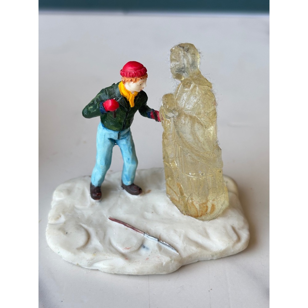 Lemax Village Collection Ice Carver Figurine Winter Christmas Village Decor